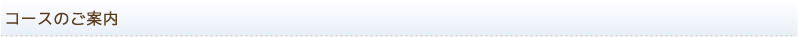 コースのご案内